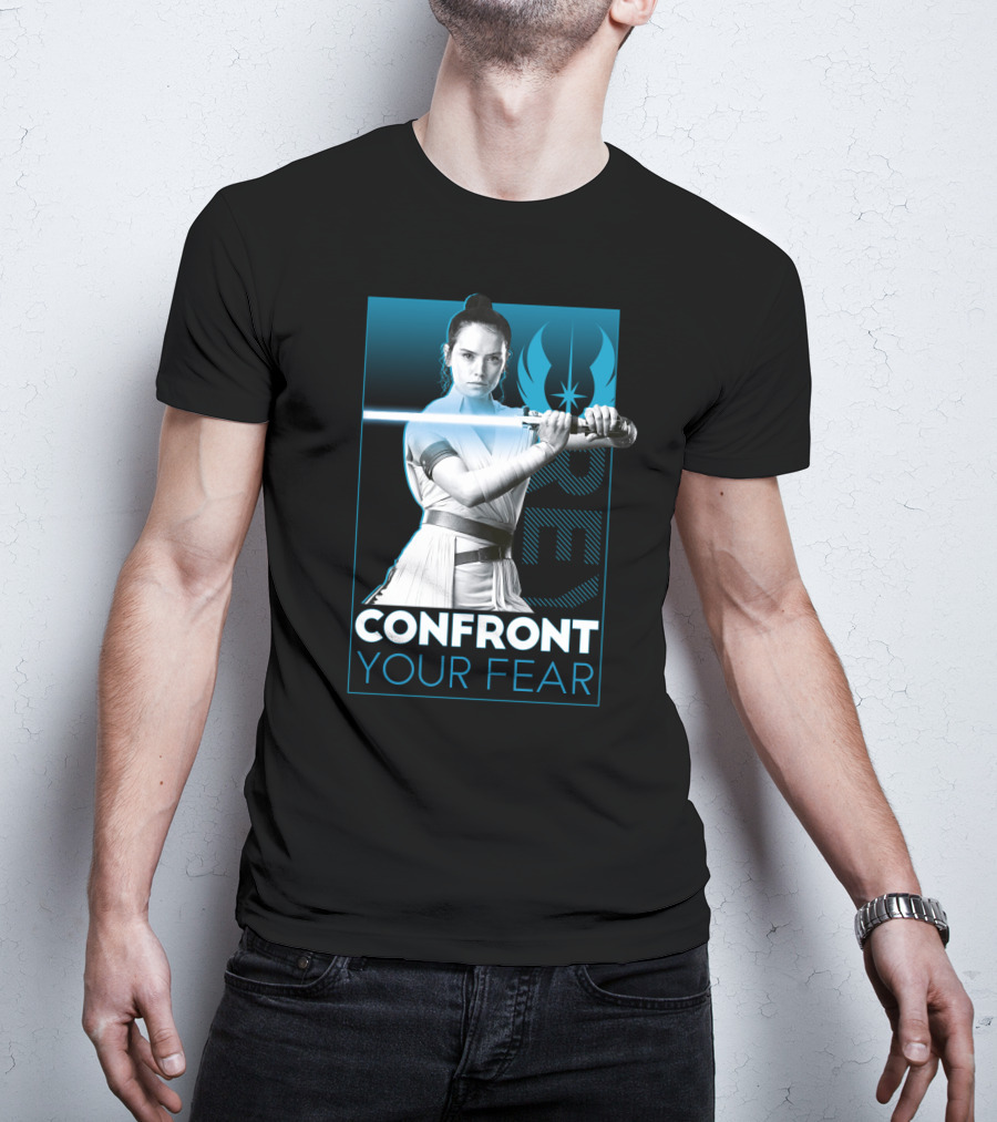 Star Wars Rey Confront Your Fear T-Shirt