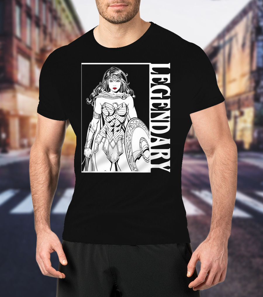 Wonder Woman Legendary Heroic Warrior T-Shirt