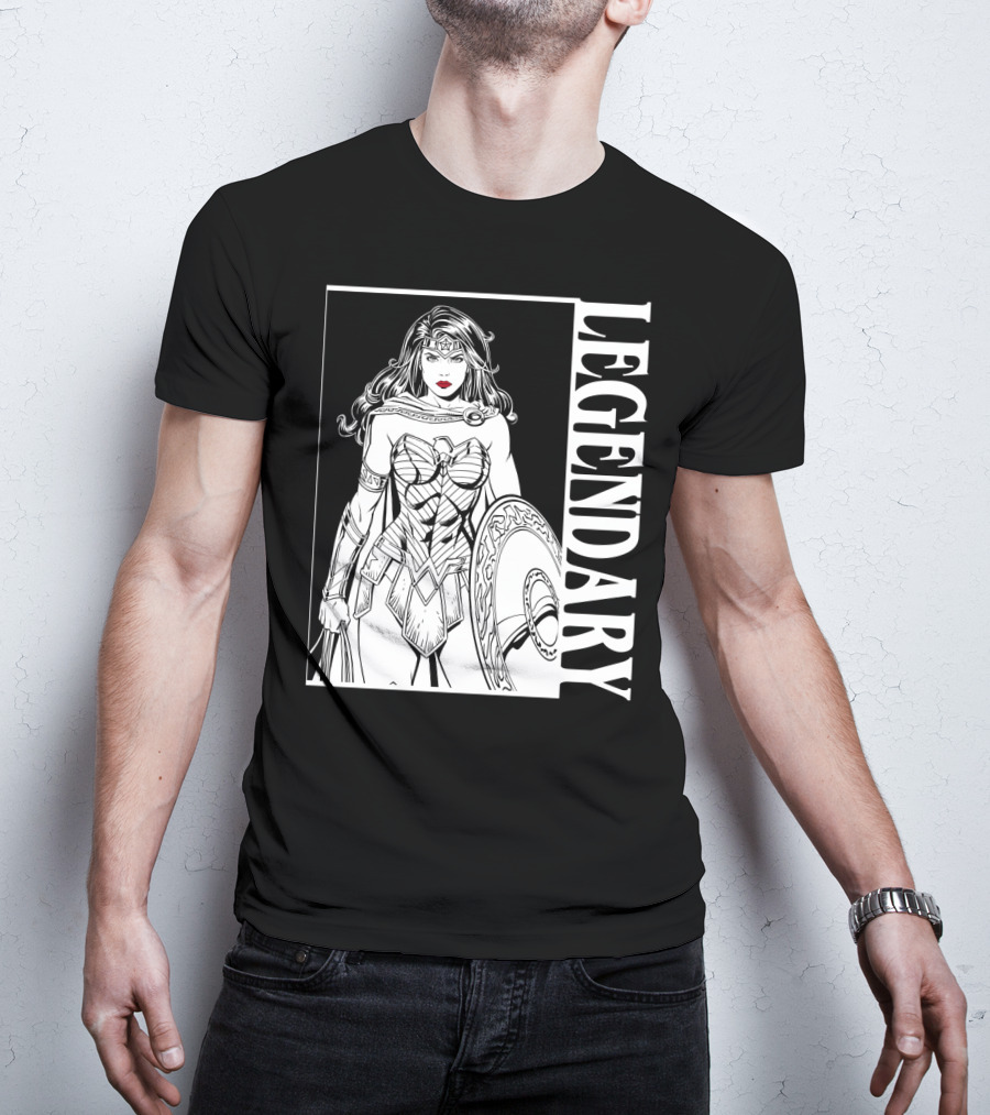 Wonder Woman Legendary Heroic Warrior T-Shirt