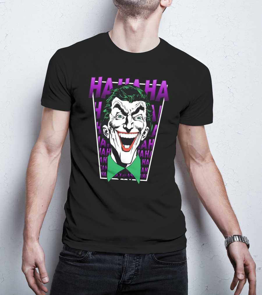 The Joker Hahaha Iconic Laugh T-Shirt