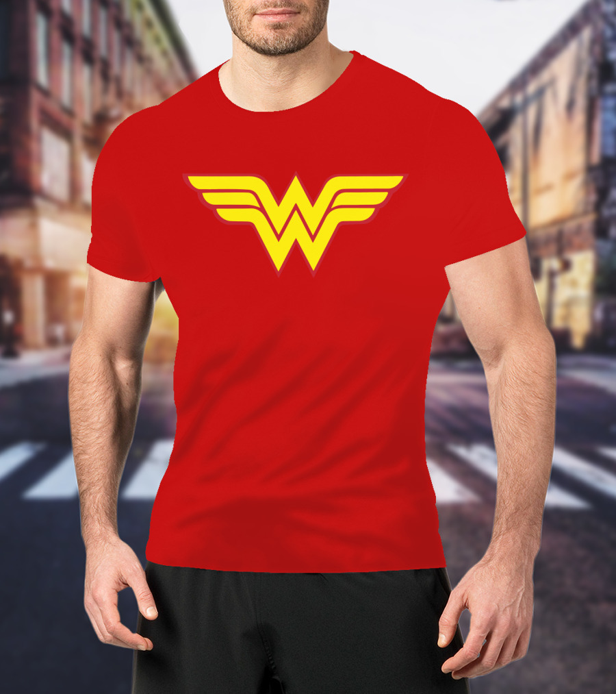 Wonder Woman Classic Yellow Emblem T-Shirt