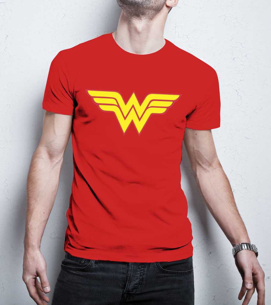 Wonder Woman Classic Yellow Emblem T-Shirt