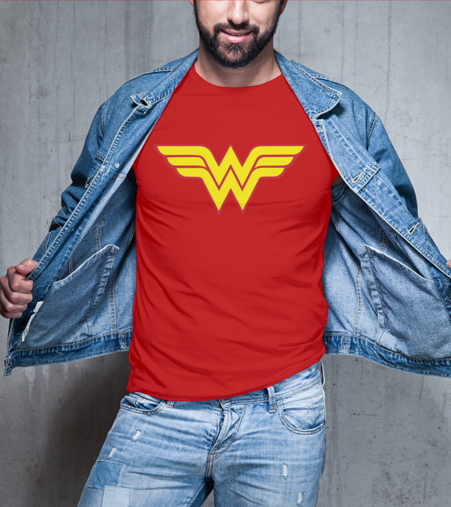 Wonder Woman Classic Yellow Emblem T-Shirt