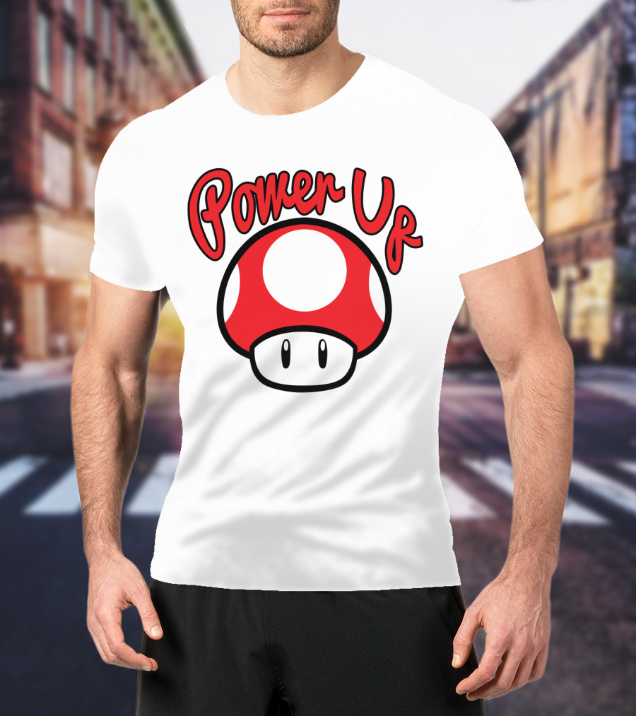 Super Mario Power Up Mushroom T-Shirt