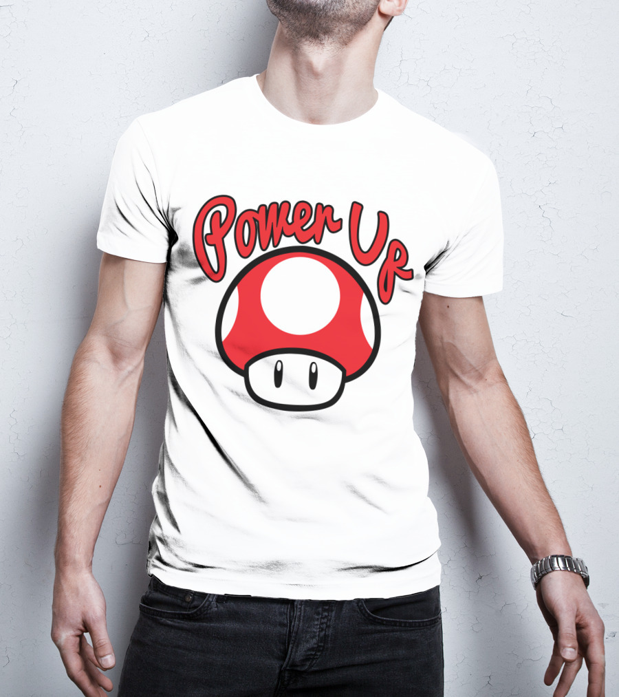 Super Mario Power Up Mushroom T-Shirt
