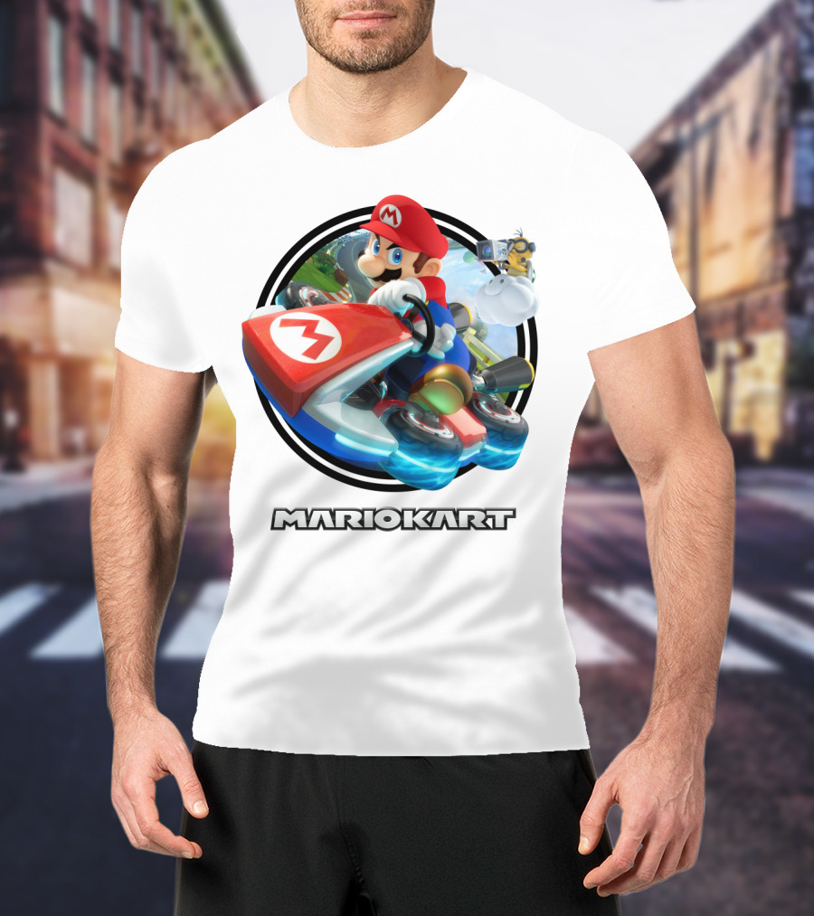Mario Kart Racing Adventure With Iconic Game Characters T-Shirt