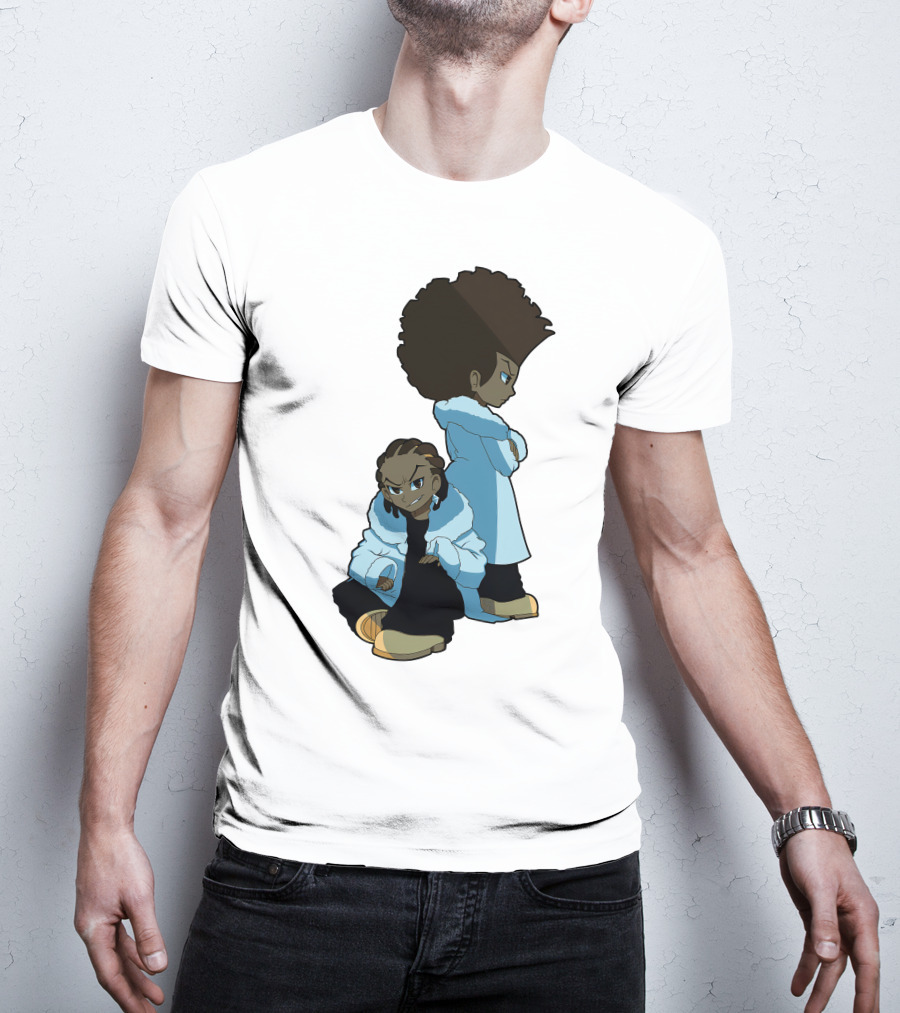 The Boondocks Huey And Riley Characters T-Shirt