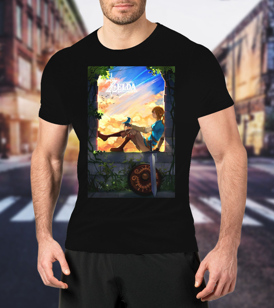 The Legend Of Zelda Breath Of The Wild Heroic Reflection T-Shirt