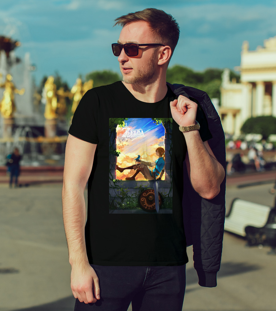 The Legend Of Zelda Breath Of The Wild Heroic Reflection T-Shirt