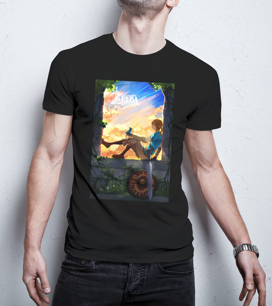 The Legend Of Zelda Breath Of The Wild Heroic Reflection T-Shirt