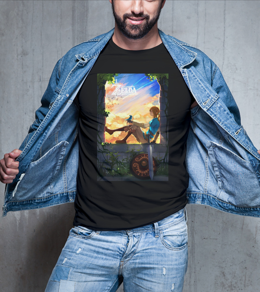 The Legend Of Zelda Breath Of The Wild Heroic Reflection T-Shirt