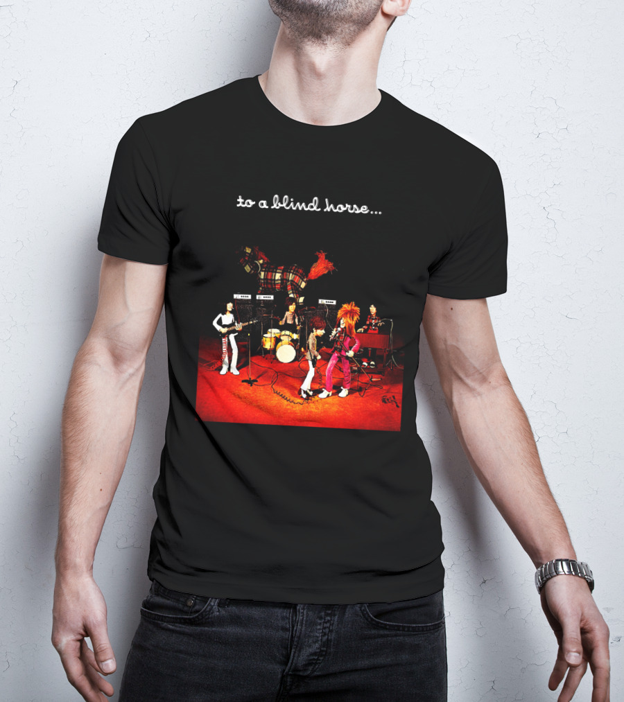To A Blind Horse Band Performance Scene T-Shirt