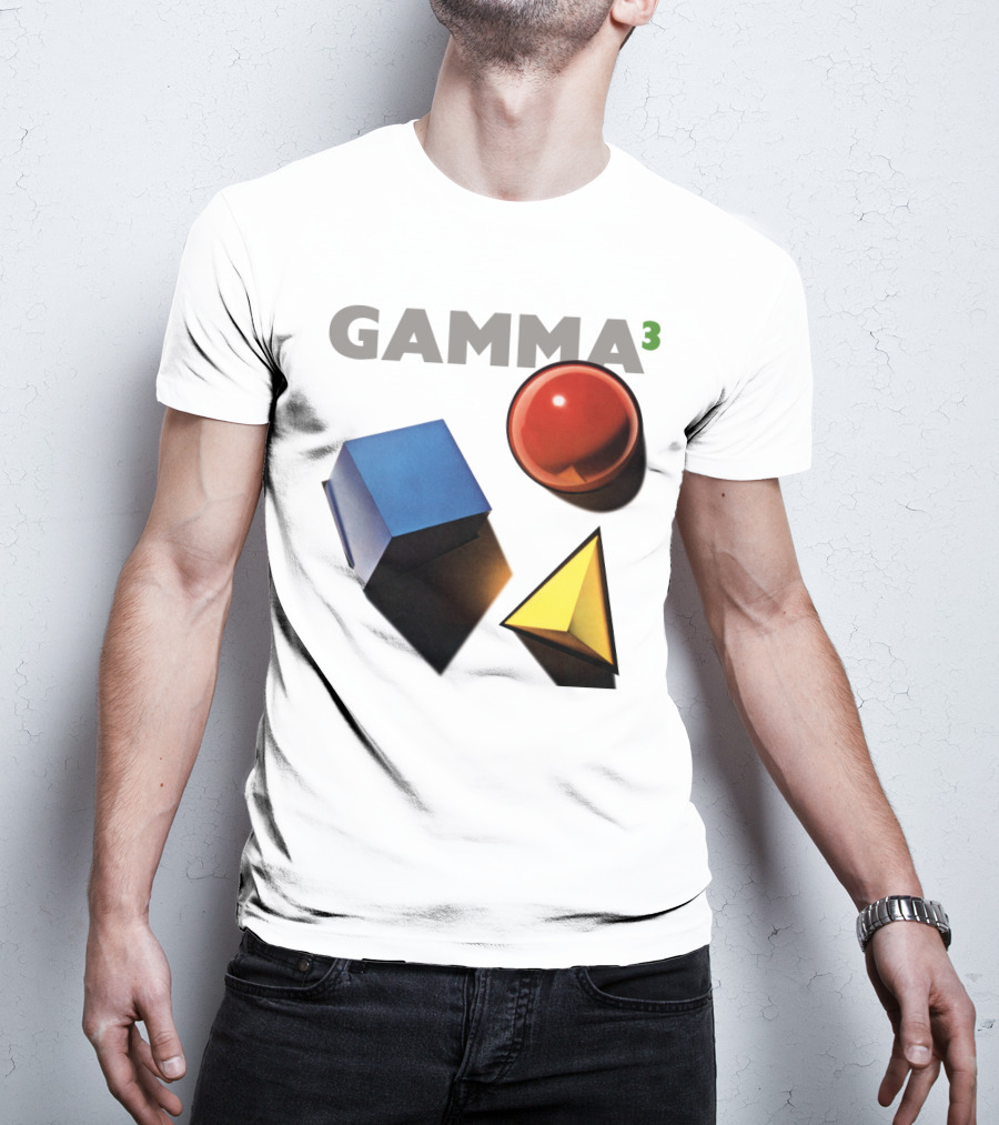 GAMMA 3 Geometric Shapes Cube Sphere Pyramid T-Shirt
