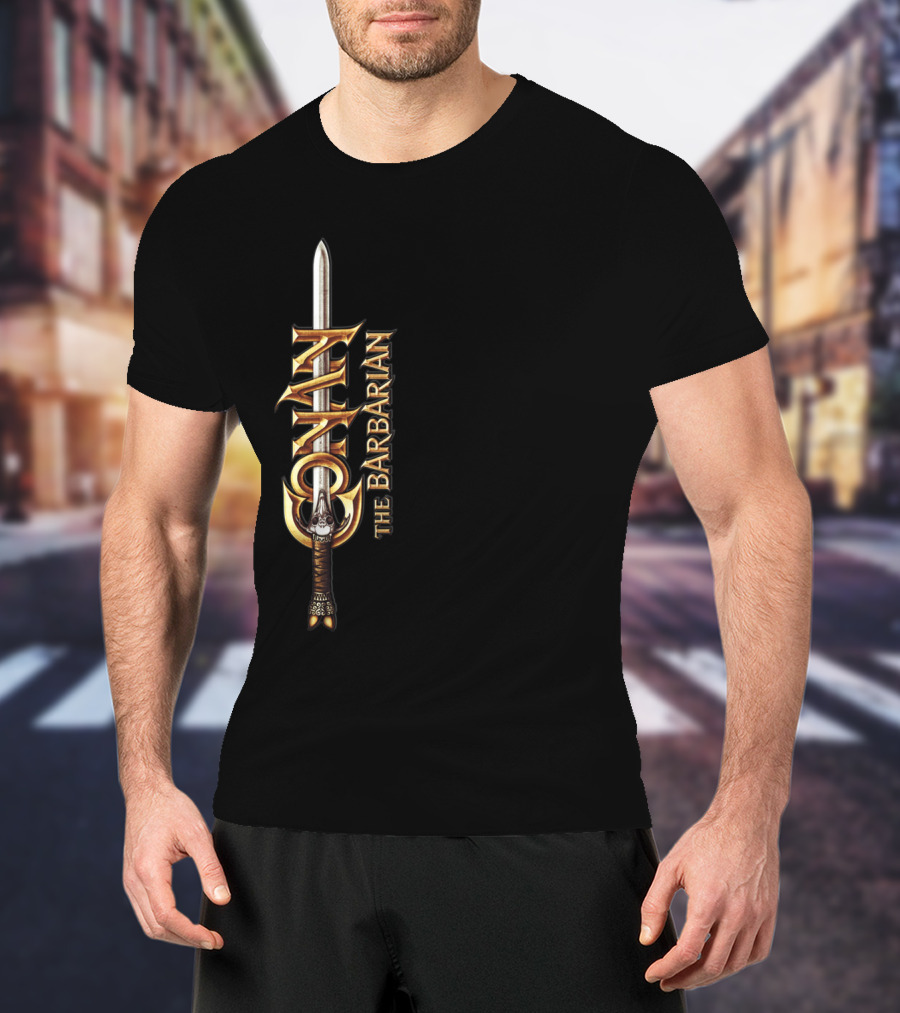 Conan The Barbarian Sword Logo CB 036 T-Shirt