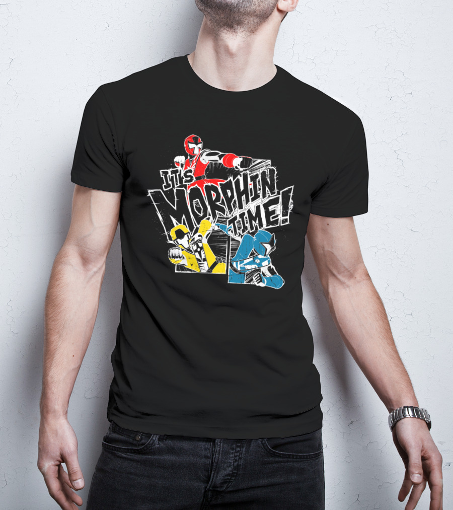 It's Morphin Time Power Rangers T-Shirt