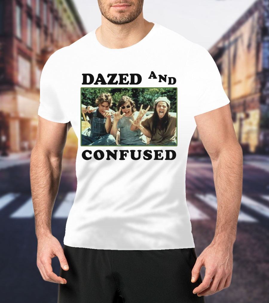 Dazed And Confused 1993 Movie Cast Rock Hands Scene T-Shirt