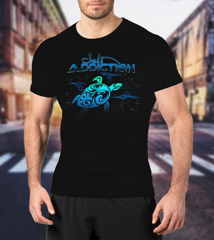 Salt Addiction Turtle Ocean Waves T-Shirt