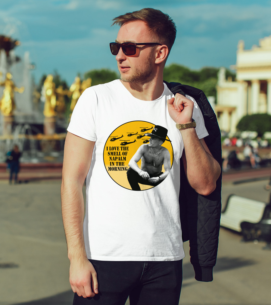 I Love The Smell Of Napalm In The Morning 20 Apocalypse Now Helicopters T-Shirt