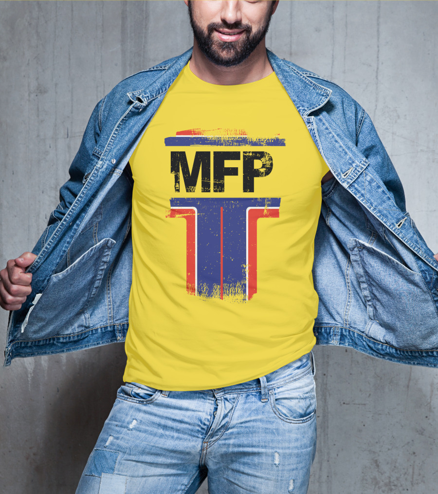 Mad Max MFP Main Force Patrol Vintage Logo Ao Vang T-Shirt