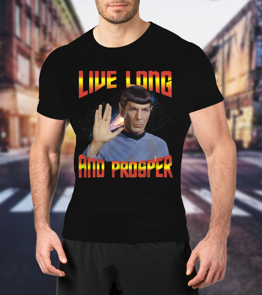 13 Star Trek Spock Live Long And Prosper Hand Gesture T-Shirt