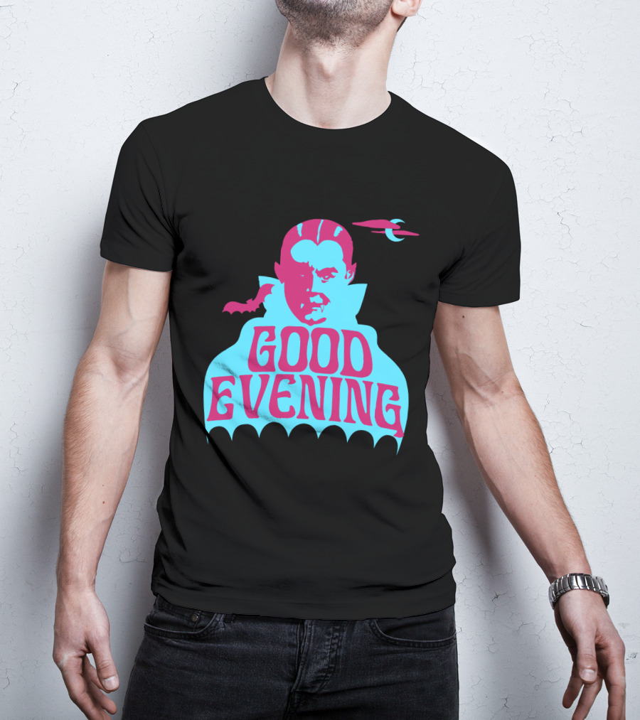 Good Evening Dracula Vampire MoonBat Iconic T-Shirt