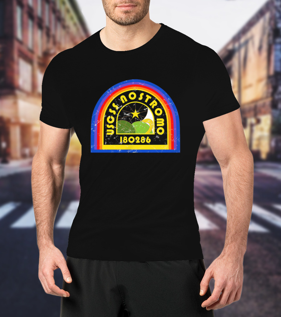 USCSS Nostromo 180286 Retro Space Emblem T-Shirt