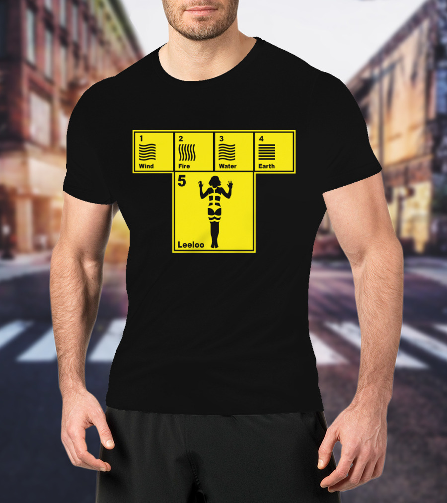 Wind Fire Water Earth Leeloo The Fifth Element T-Shirt