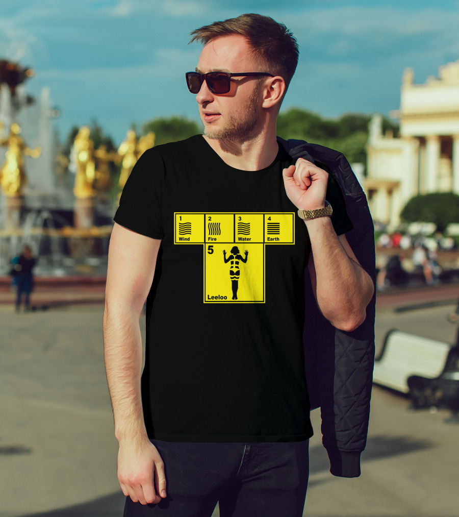 Wind Fire Water Earth Leeloo The Fifth Element T-Shirt