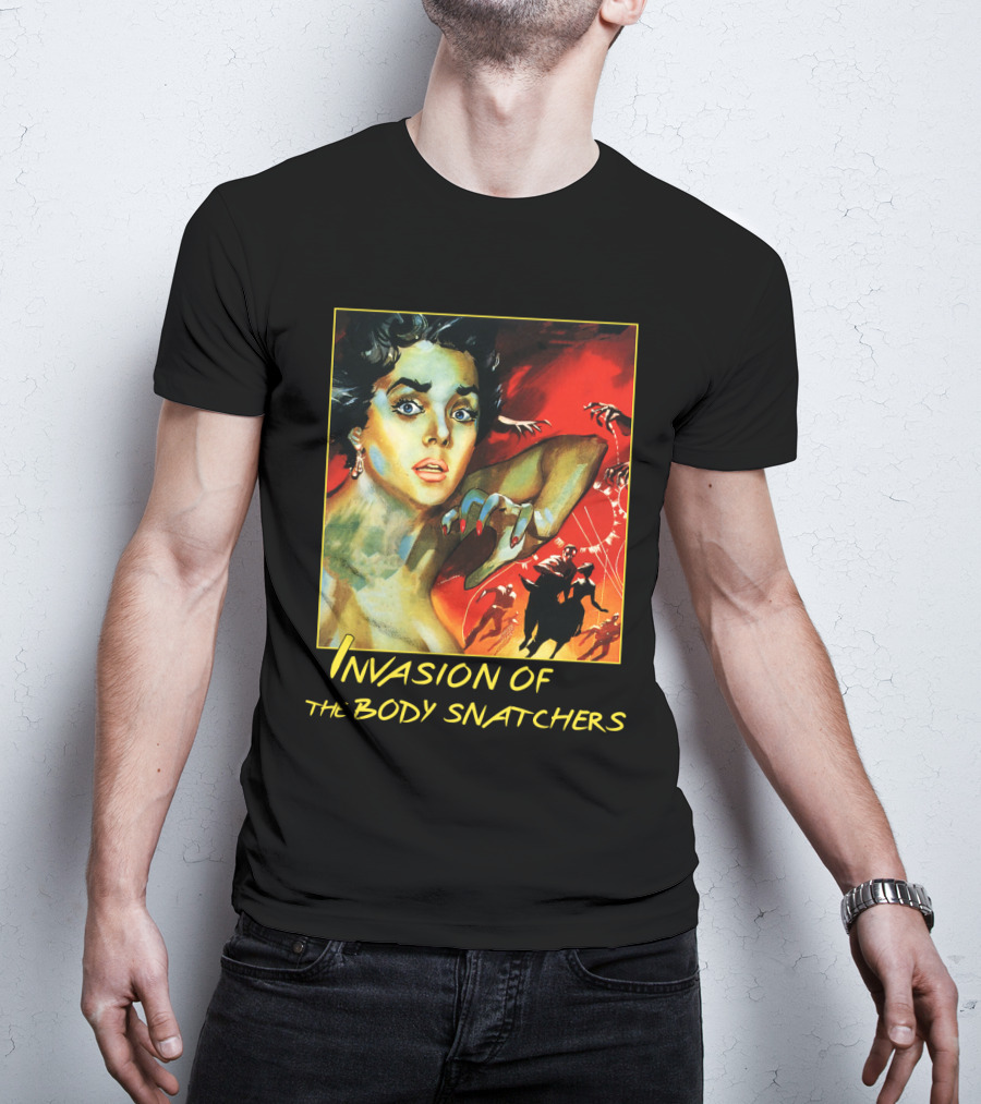 Invasion Of The Body Snatchers 1978 Classic Horror Movie Cover T-Shirt