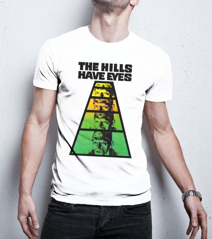The Hills Have Eyes Retro 1977 Pyramid Faces T-Shirt