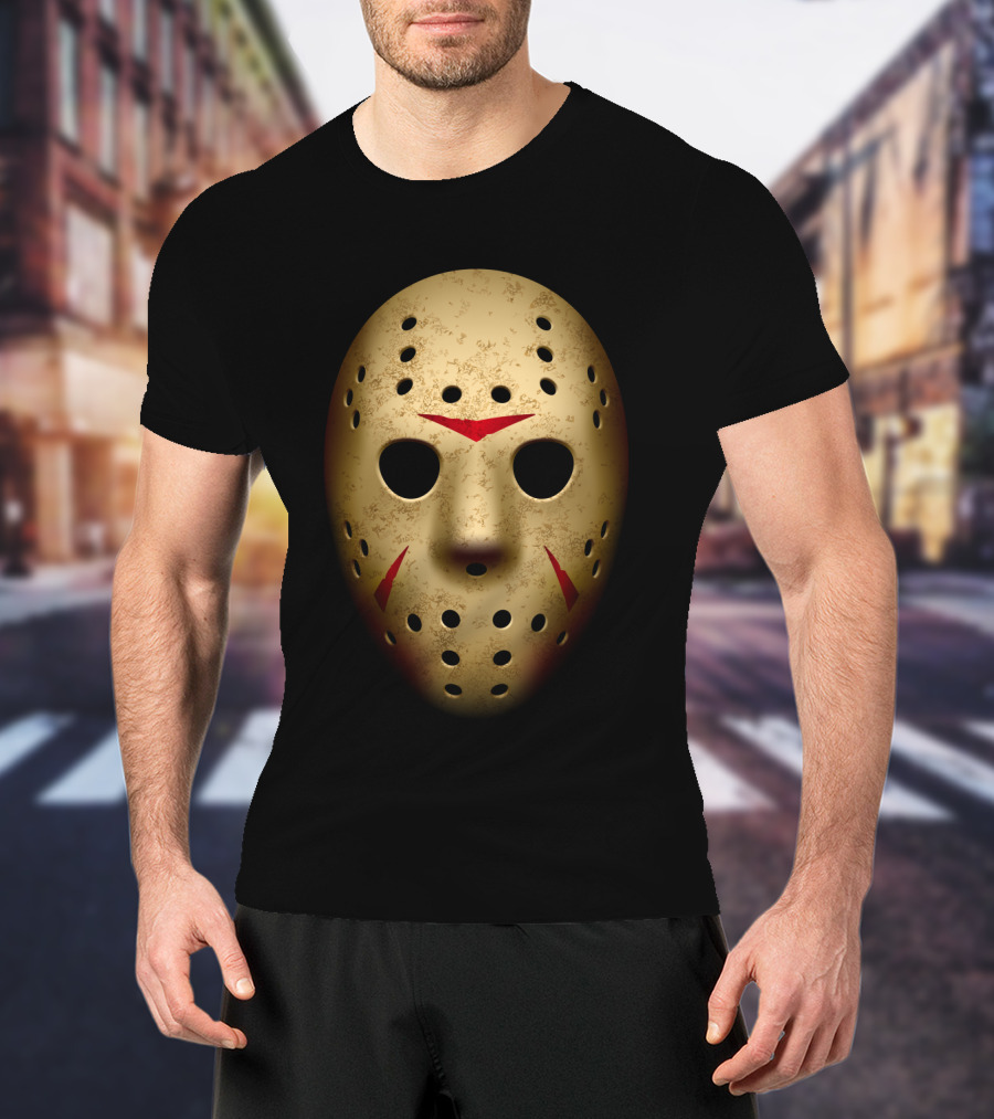 Jason Mask Friday The 13th Hockey Horror T-Shirt