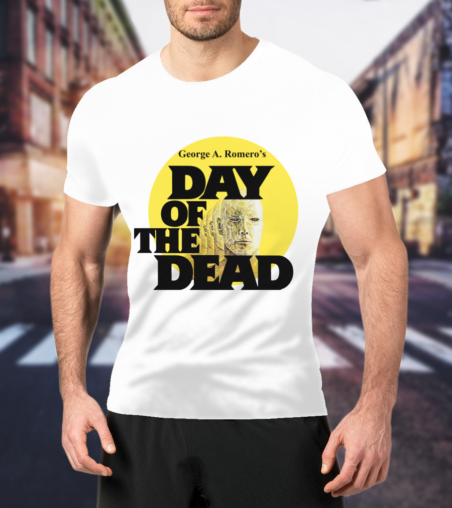 George A. Romero's Day Of The Dead Zombie Horror Movie T-Shirt