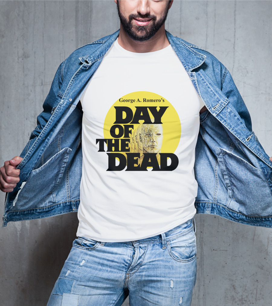 George A. Romero's Day Of The Dead Zombie Horror Movie T-Shirt