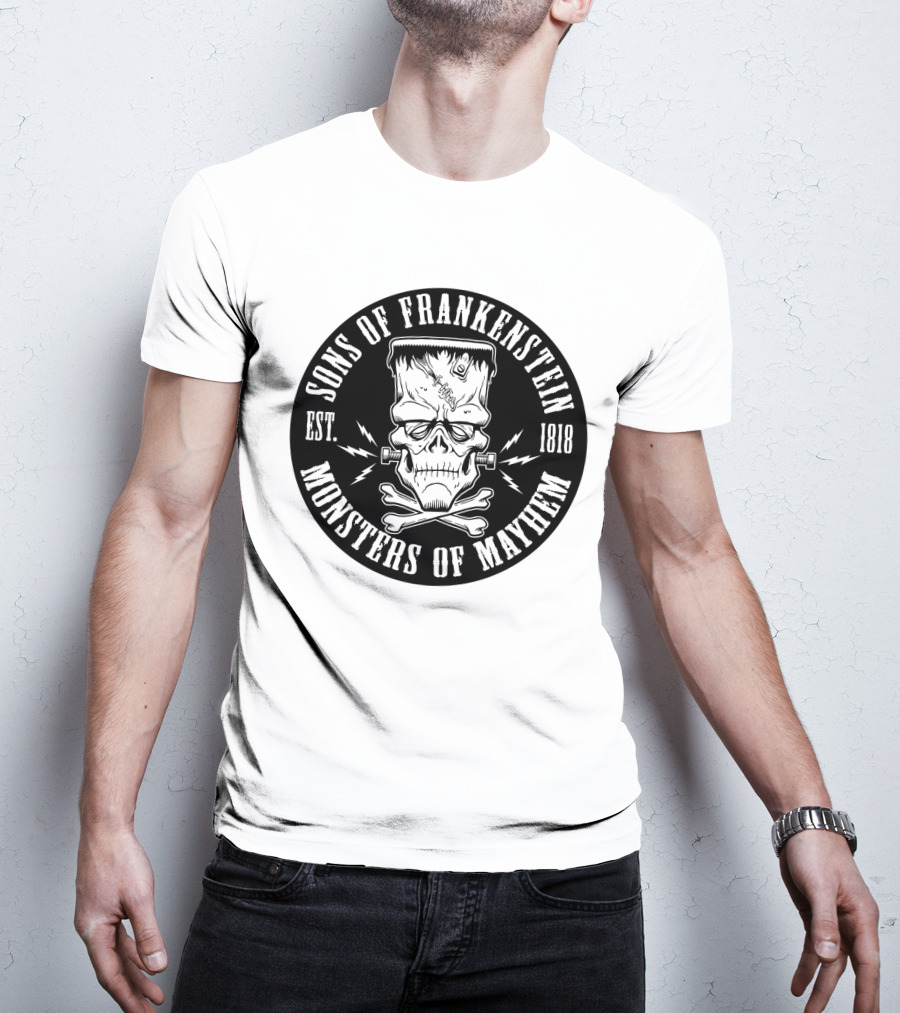 Sons Of Frankenstein Monsters Of Mayhem Est. 1818 T-Shirt