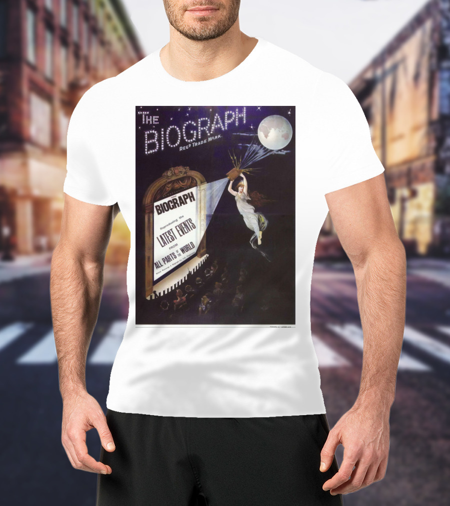 The Biograph 1910 Reg Trade Mark Biograph Presenting Latest Events From All Parts Of The World T-Shirt