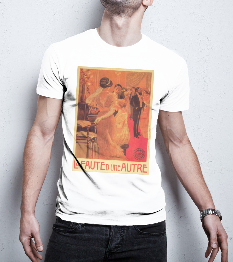 La Faute D'un Autre 1910 Elegant Ballroom Scene Bourgeois Society Vintage T-Shirt