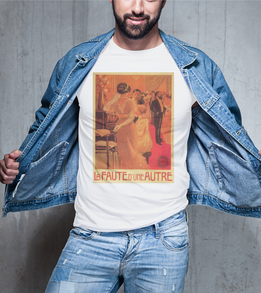La Faute D'un Autre 1910 Elegant Ballroom Scene Bourgeois Society Vintage T-Shirt