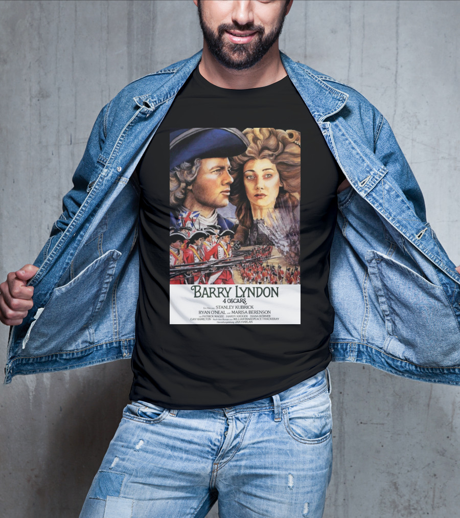 Barry Lyndon Stanley Kubrick 4 Oscars Ryan O'Neal Marisa Berenson T-Shirt