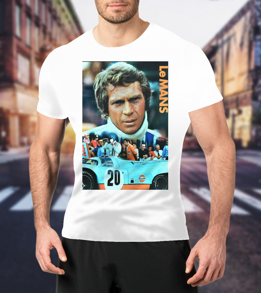 Le Mans 1971 Steve McQueen Gulf Racing 20 T-Shirt
