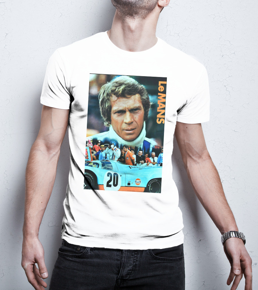 Le Mans 1971 Steve McQueen Gulf Racing 20 T-Shirt
