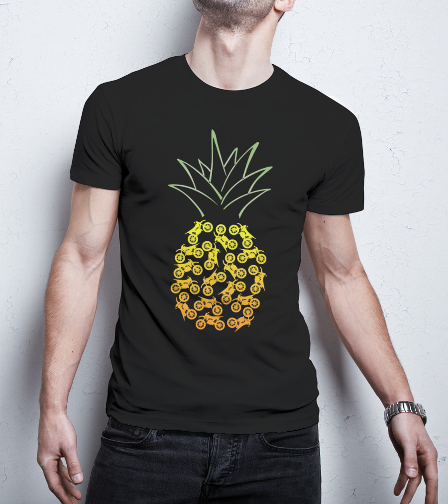 Motocross Pineapple Motorbike T-Shirt
