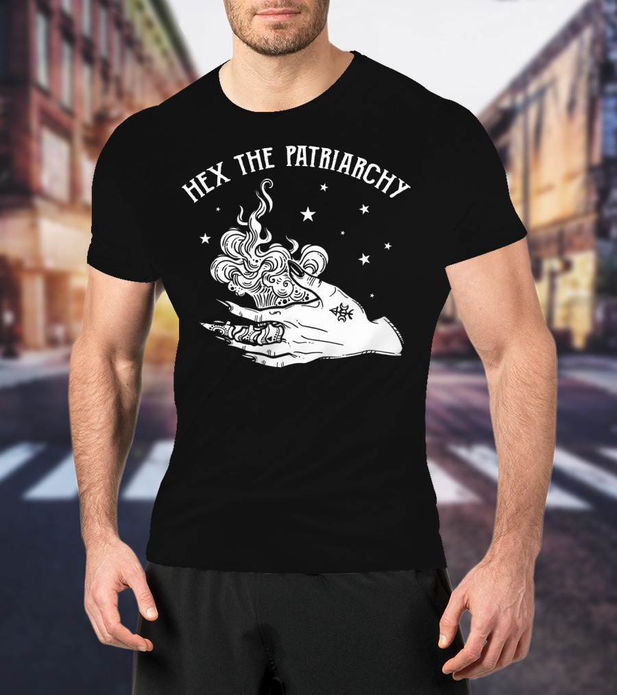 Hex The Patriarchy Hand Stars Smoke T-Shirt