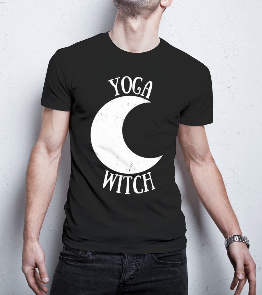 Yoga Witch Crescent Moon T-Shirt