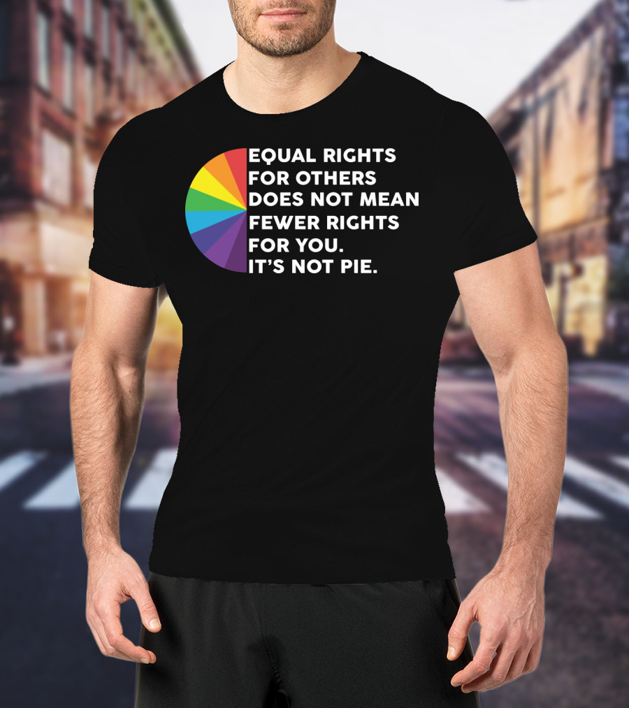Equal Rights For Others Does Not Mean Fewer Rights For You It's Not Pie T-Shirt
