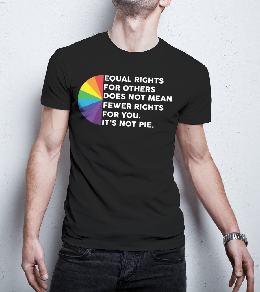 Equal Rights For Others Does Not Mean Fewer Rights For You It's Not Pie T-Shirt