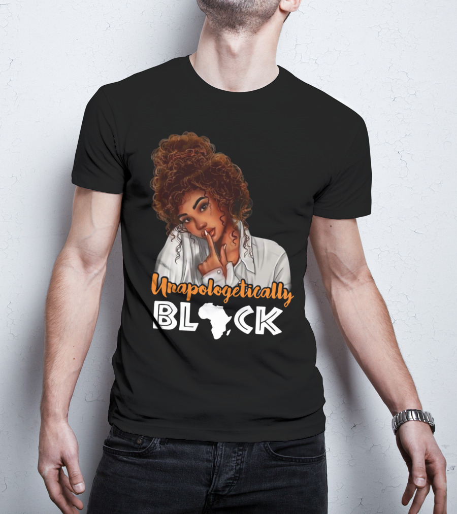 Unapologetically Black African Map T-Shirt