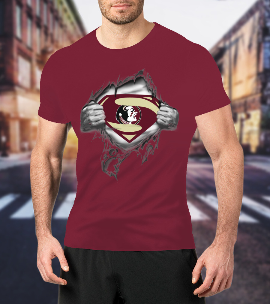 Seminoles Superman Logo Mashup T-Shirt