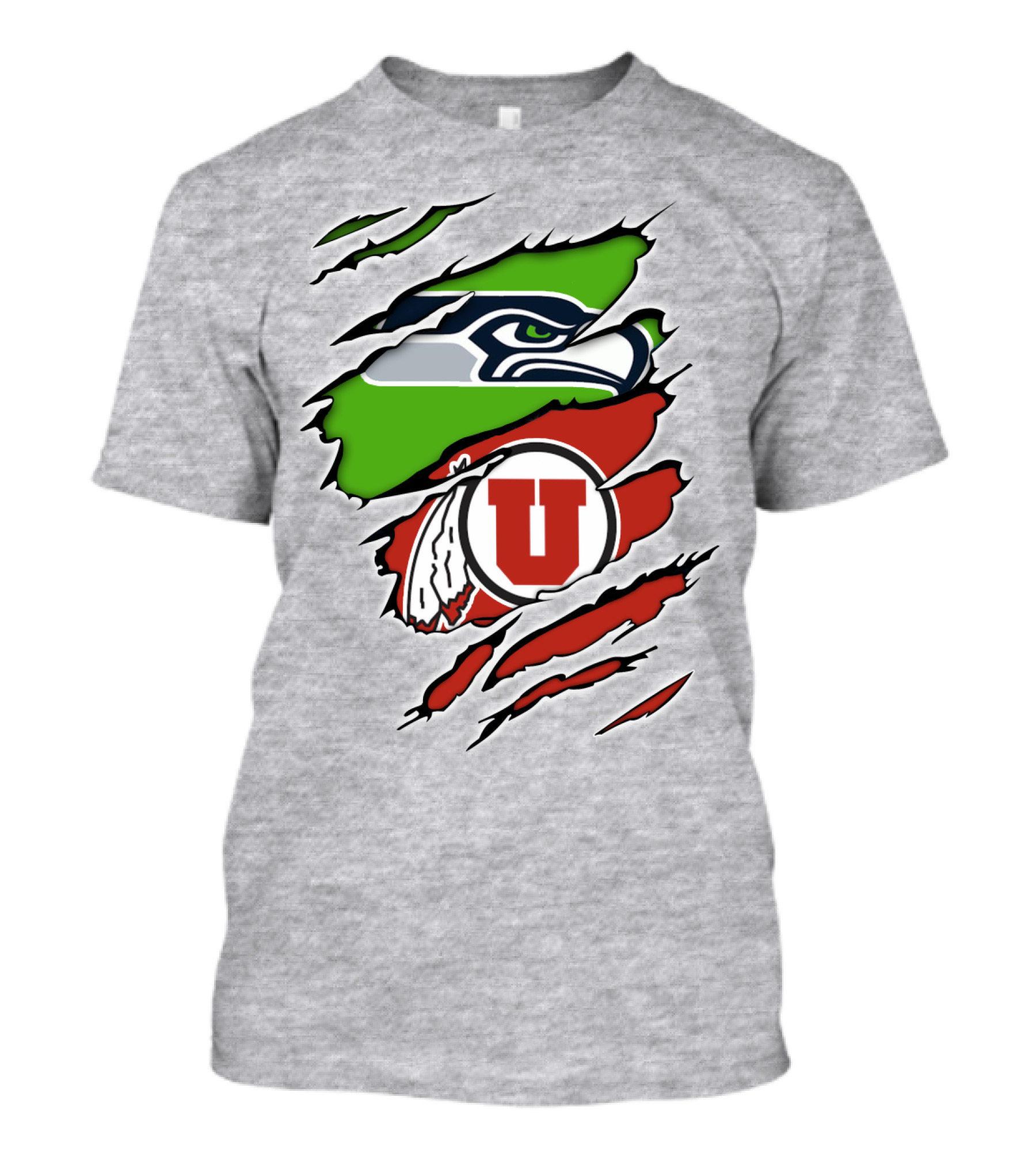 Seahawks Utes Hybrid Claw T-Shirt