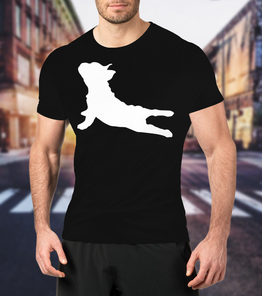 French Bulldog Yoga Pose T-Shirt