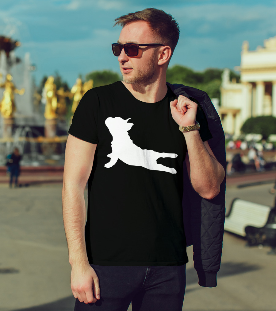 French Bulldog Yoga Pose T-Shirt